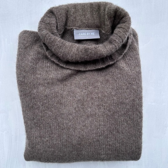 Care By Me Hanne Turtleneck Luxury Cashmere Silk Blend Sweater - Picture 14 of 16